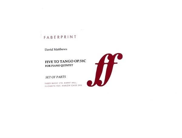 Five to Tango. Piano quintet